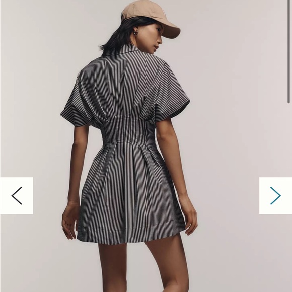 Anthropologie The Tobie Mini Shirt Dress by Exquise NWT - Picture 3 of 4